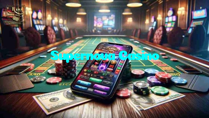 Supernova Casino casino presented on mobile device in Pakistan with slots and live games